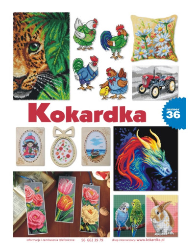Katalog Kokardka 35 - haft krzyżykowy, haft gobelinowy, włóczka