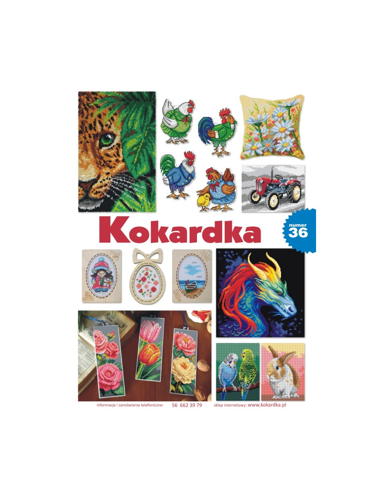 Katalog Kokardka 35 - haft krzyżykowy, haft gobelinowy, włóczka