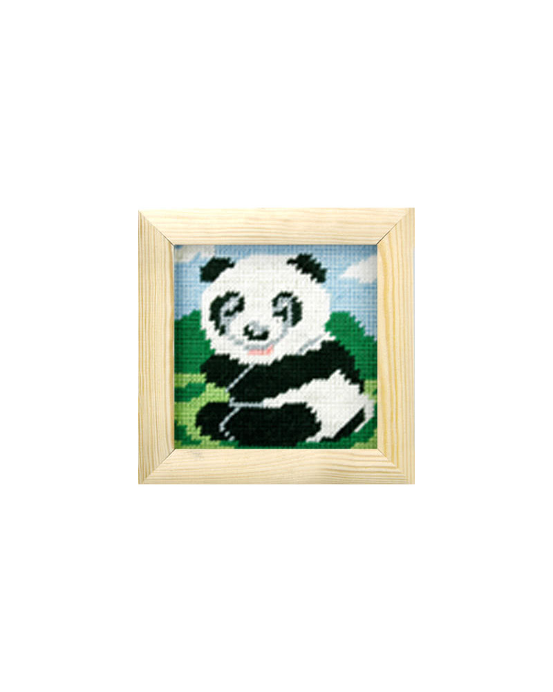 Zestaw do haftu gobelinowego obrazek – Miś panda