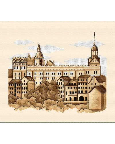 Schemat do haftu Szczecin - Zamek Książąt