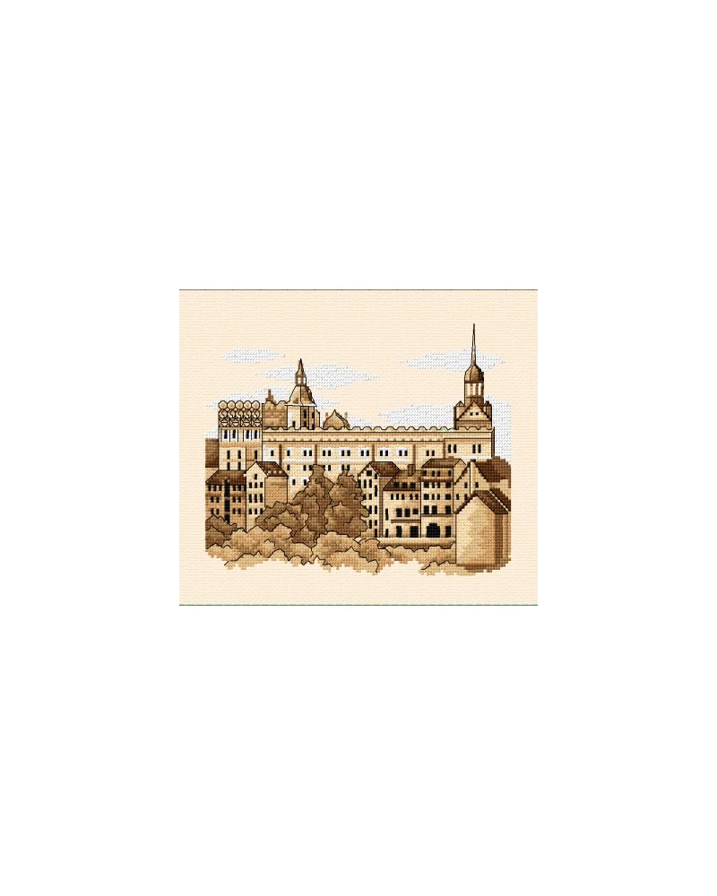 Schemat do haftu Szczecin - Zamek Książąt