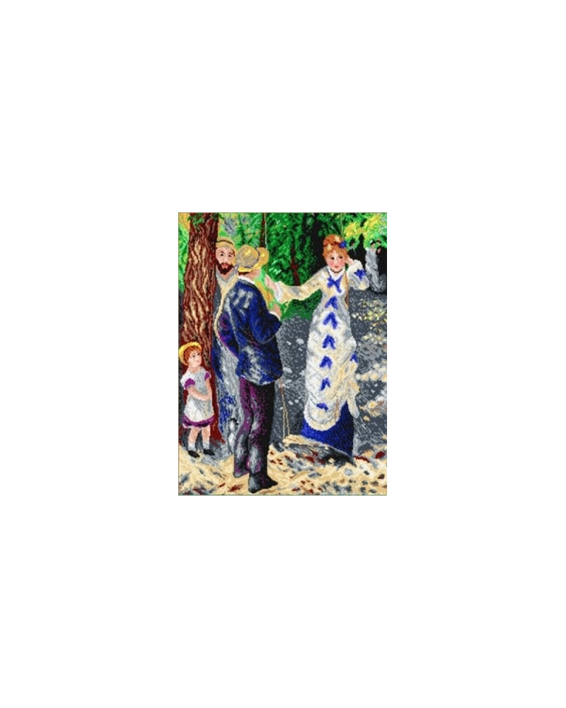 Kanwa z nadrukiem P. A. Renoir - Huśtawka