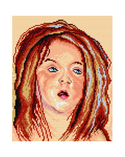 Schemat do haftu S. Wyspiański Portret Helenki