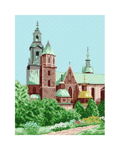 Schemat do haftu Wawel