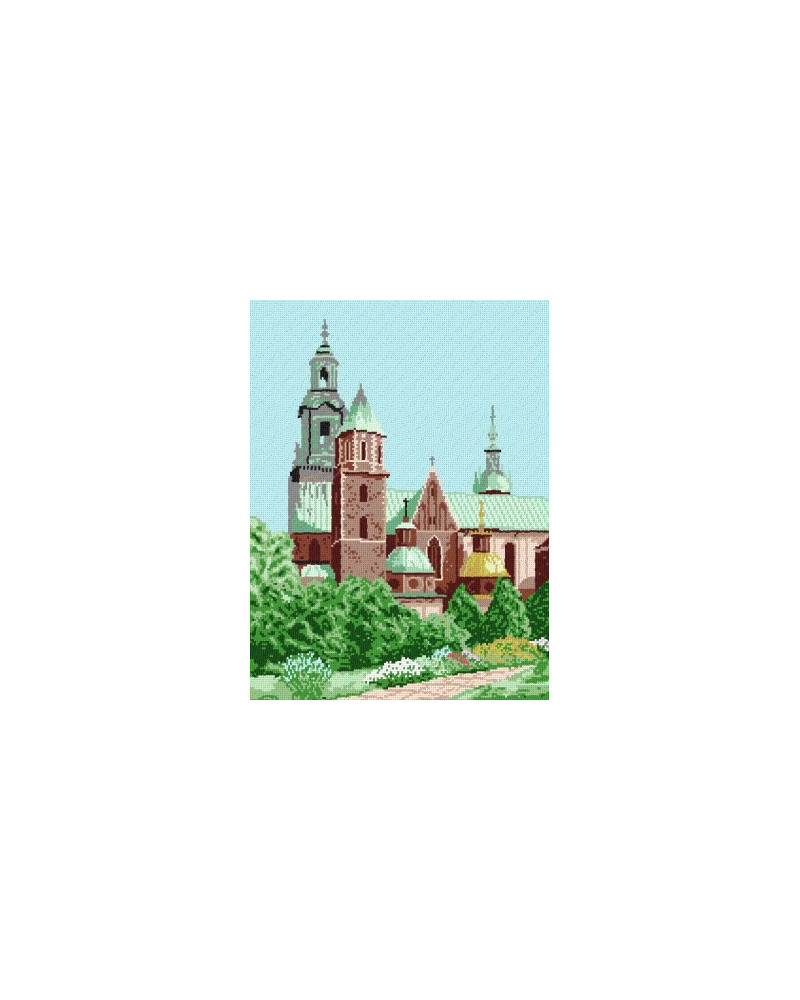 Schemat do haftu Wawel