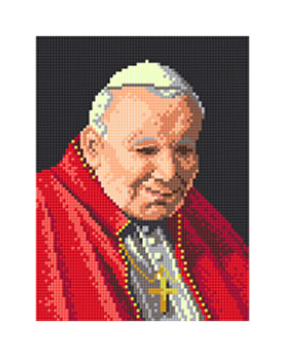 Kanwa z nadrukiem Portret Jana Pawła II