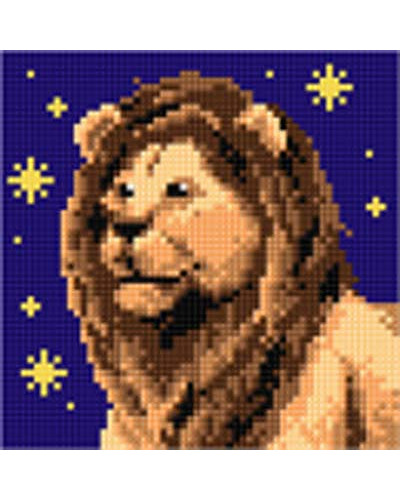 Kanwa z nadrukiem Znaki zodiaku - Lew