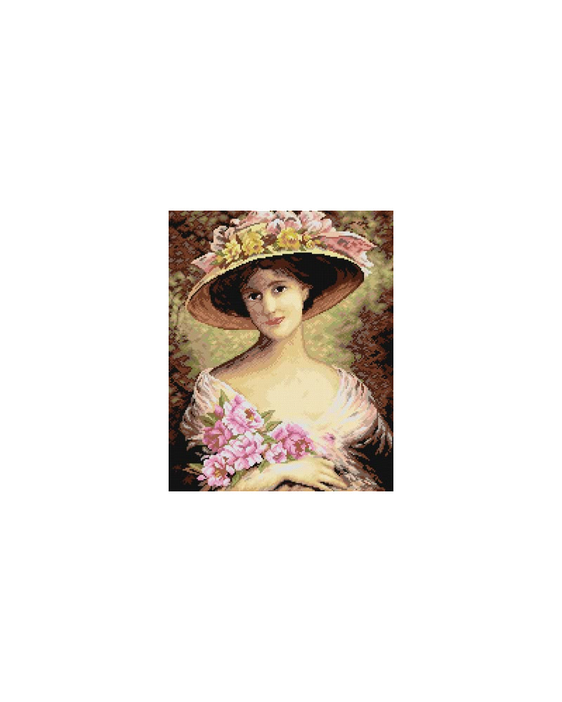 Schemat do haftu E.Vernon Fancy Bonnet