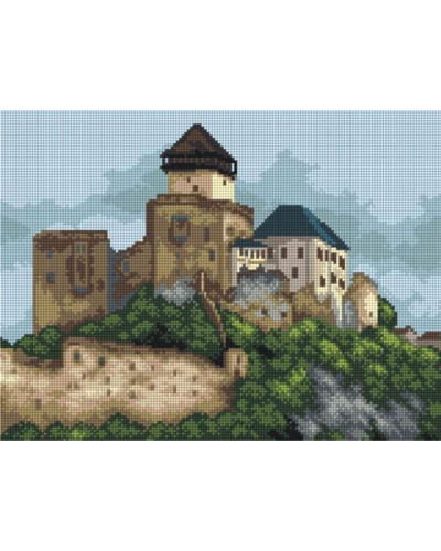 Kanwa z nadrukiem Zamek Trencin