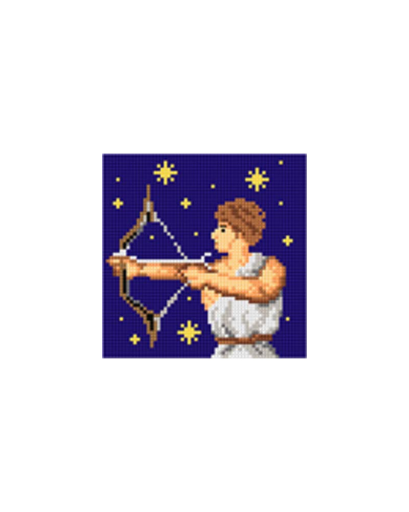 Kanwa z nadrukiem Znaki zodiaku - Strzelec
