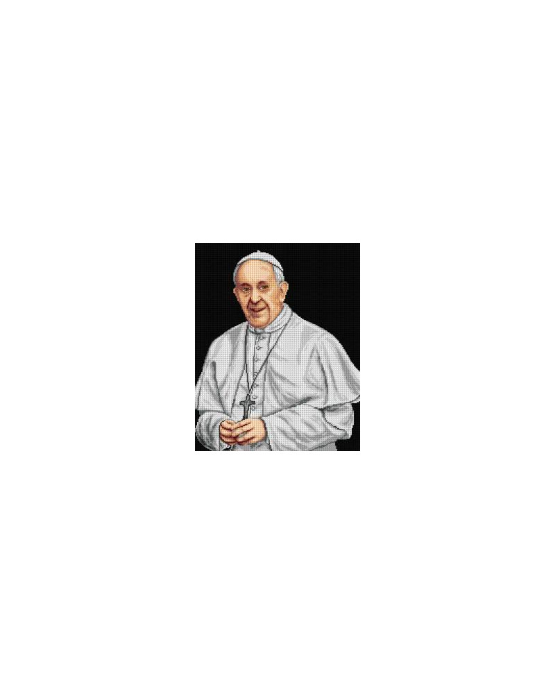 Schemat do haftu Papież Franciszek