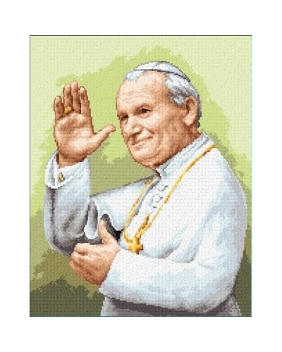 Kanwa z nadrukiem Papież Jan Paweł II