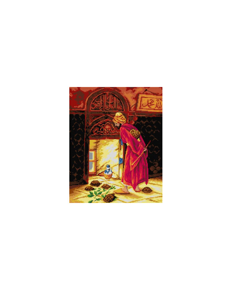Schemat do haftu Osman Hamdi - Treser żółwi