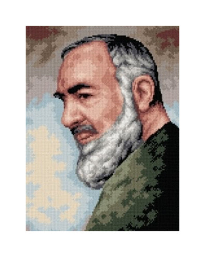 Kanwa z nadrukiem Portret Ojca Pio