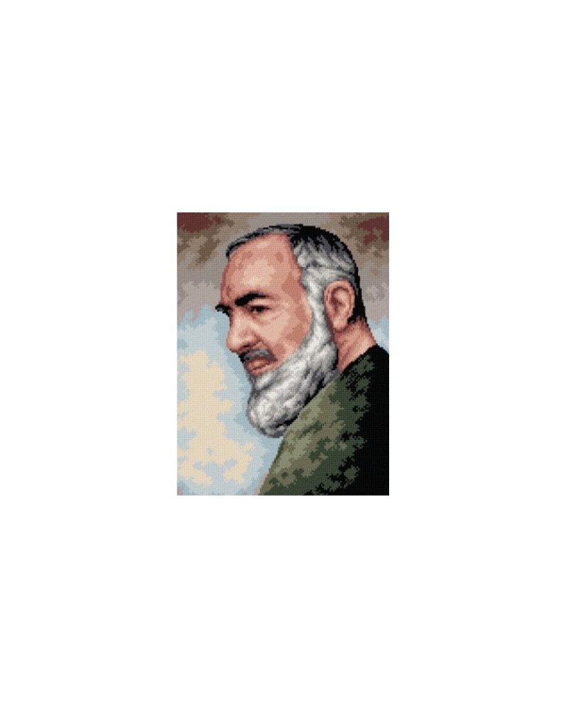 Kanwa z nadrukiem Portret Ojca Pio