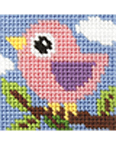 Zestaw do haftu gobelinowego obrazek – Ptaszek