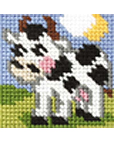 Zestaw do haftu gobelinowego obrazek – Krówka