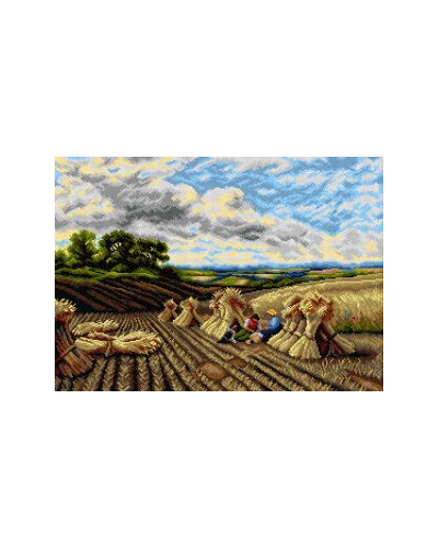 Kanwa z nadrukiem George Cole - Żniwa