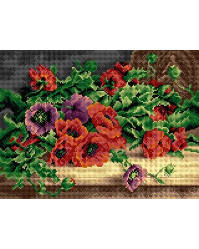 Schemat do haftu William Jabez Muckley - Maki