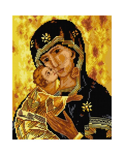 Schemat do haftu Madonna z Dzieciątkiem
