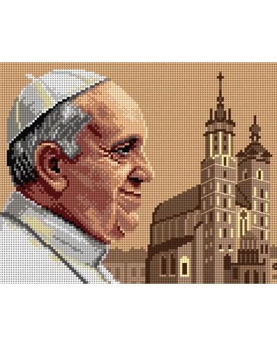 Kanwa z nadrukiem Papież Franciszek