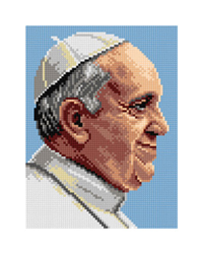 Schemat do haftu Papież Franciszek