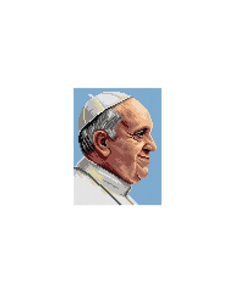 Schemat do haftu Papież Franciszek