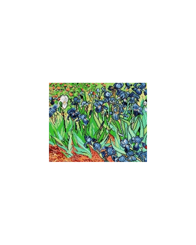 Schemat do haftu V. van Gogh Irysy