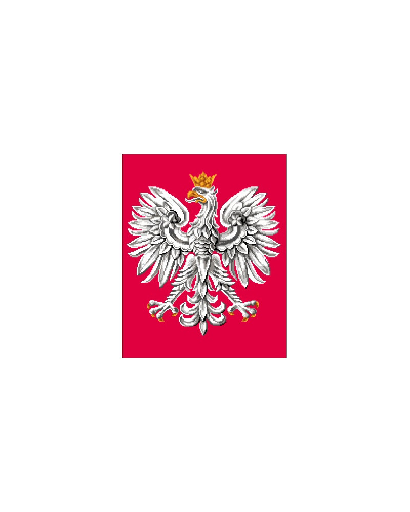 Kanwa z nadrukiem Godło Polski