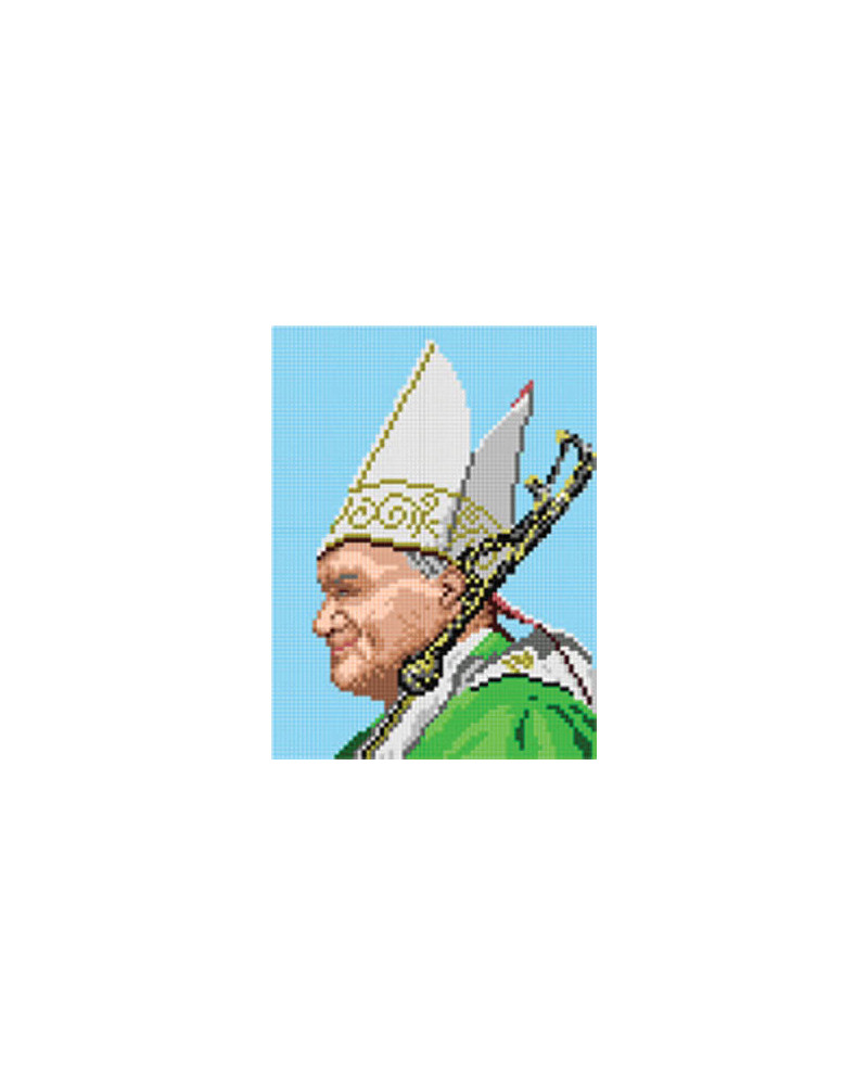 Schemat do haftu Jan Paweł II