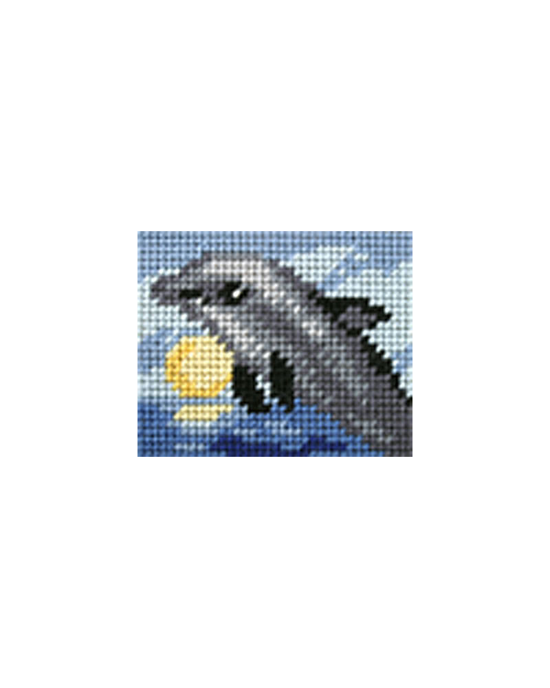 Zestaw do haftu gobelinowego obrazek – Delfin