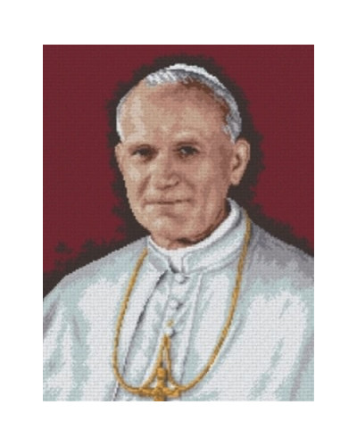 Kanwa z nadrukiem Portret Jana Pawła II