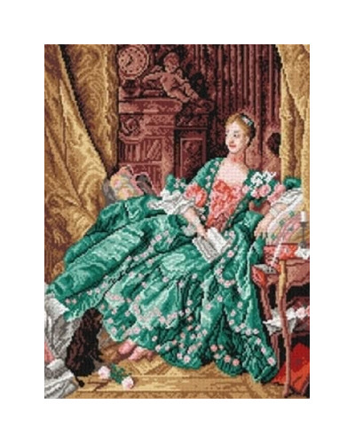Schemat do haftu F. Boucher Madame Pompadour