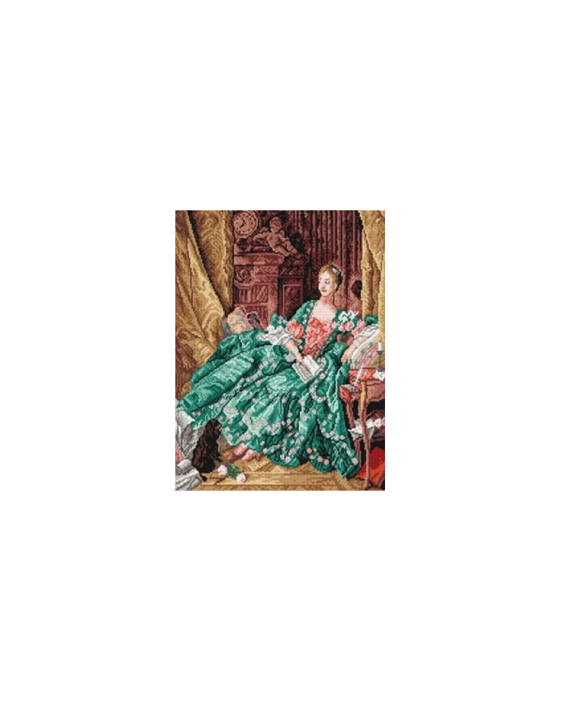 Schemat do haftu F. Boucher Madame Pompadour