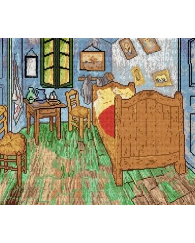 Schemat do haftu V. van Gogh Sypialnia Vincenta w Arlesse