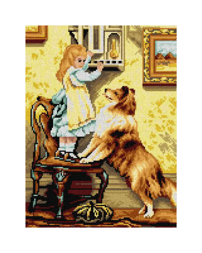 Schemat do haftu Charles Burton Barber - Sekretne miejsce