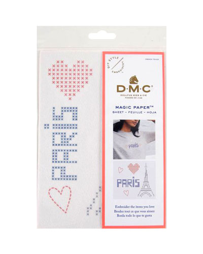 DMC Magic Paper Samoprzylepny papier do wyszywania Wieża Eiffla