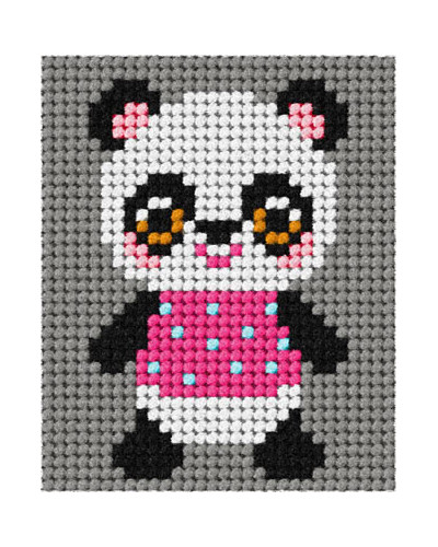 Zestaw do haftu gobelinowego obrazek – Panda