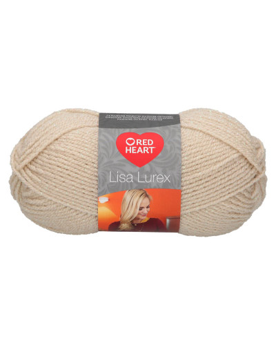 Włóczka Lisa Lurex - kość słoniowa
