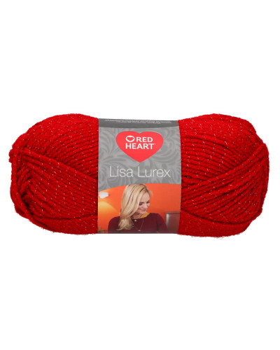 Włóczka Lisa Lurex - różowy