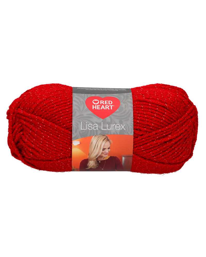 Włóczka Lisa Lurex - różowy