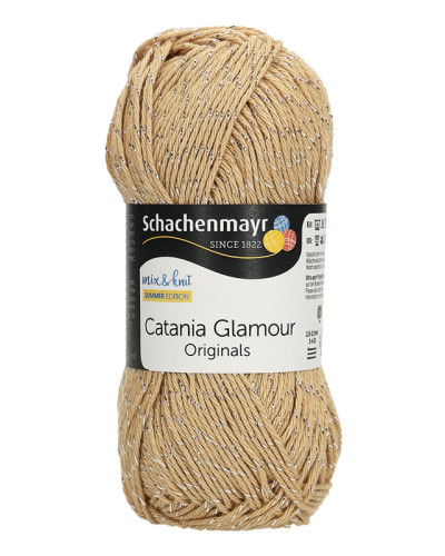 Włóczka Catania Glamour - beżowy
