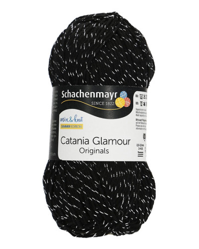 Włóczka Catania Glamour - czarny