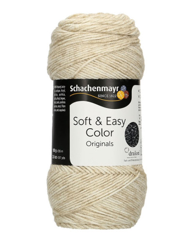 Włóczka Soft & Easy Color - beżowy