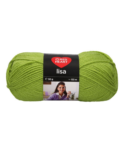 Włóczka Lisa - limonka