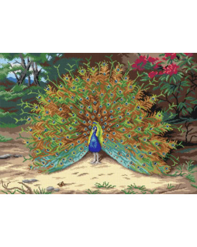 Kanwa z nadrukiem Archibald Thorburn - Paw i motyl