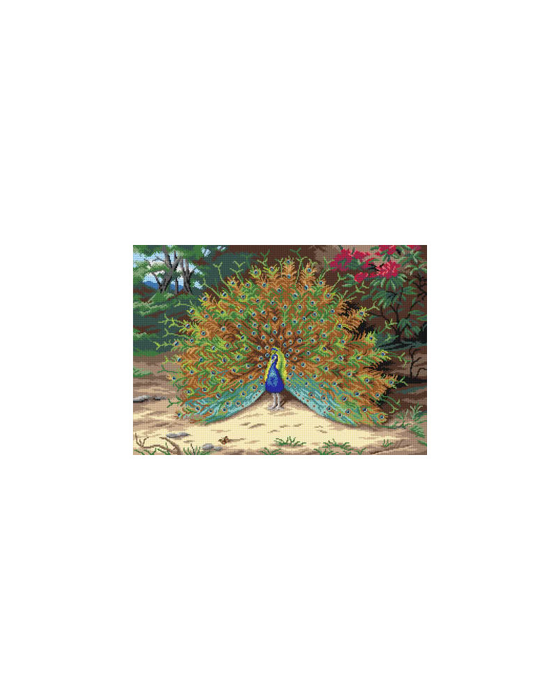 Kanwa z nadrukiem Archibald Thorburn - Paw i motyl
