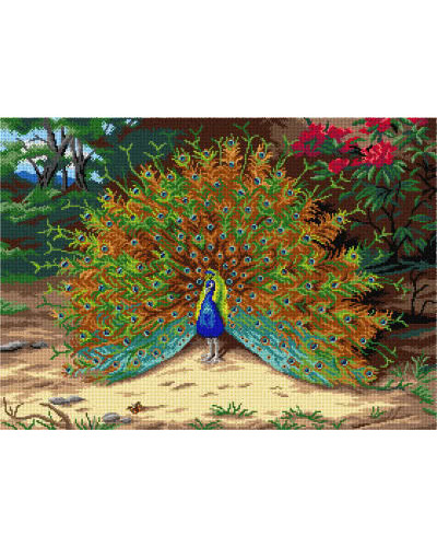 Schemat do haftu Archibald Thorburn - Paw i motyl