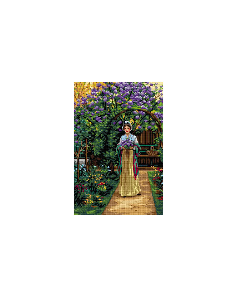 Kanwa z nadrukiem Edmund Blair Leighton - Bzy