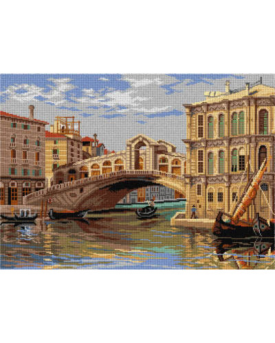 Schemat do haftu Antonietta Brandeis - Most Rialto